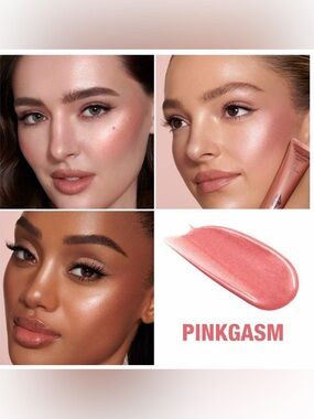 Charlotte Tilbury-Liquid Blush & Highlighter - Pinkgasm-Pink Glow-BNIB